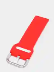 Красный силиконовый ремешок универсальный для Xiaomi Amazfit Bip / Samsung / Huawei, 20 мм
