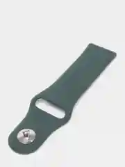 Зелёный хаки ремешок силиконовый с кнопкой для Xiaomi / Amazfit Bip / Samsung / Huawei, 20 мм