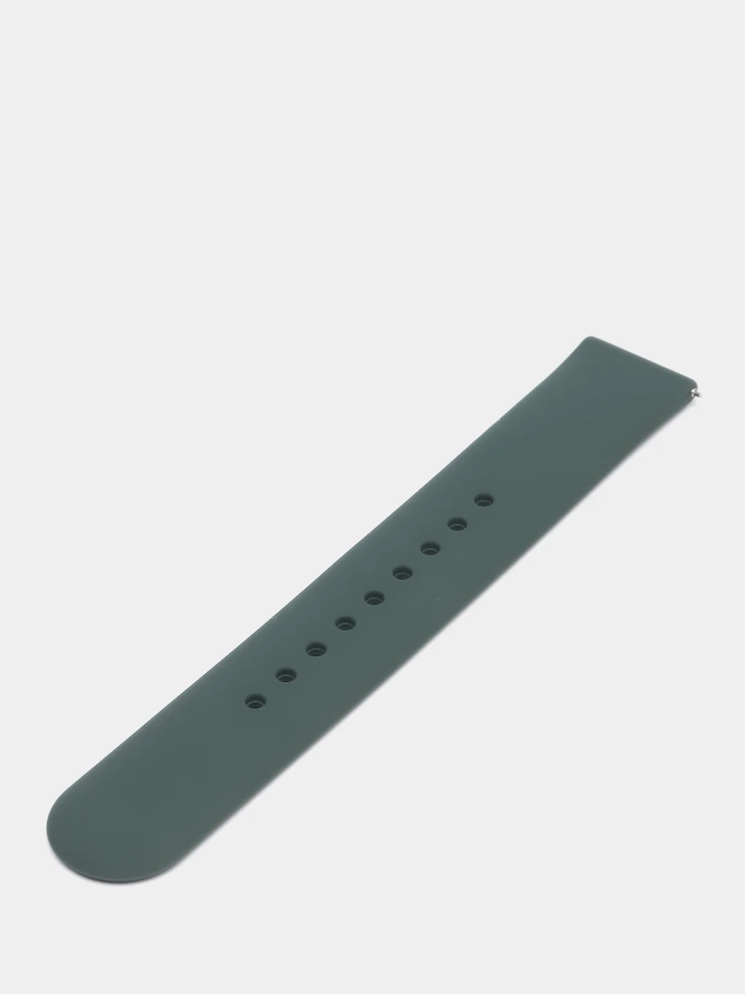 Зелёный хаки ремешок силиконовый с кнопкой для Xiaomi / Amazfit Bip / Samsung / Huawei, 20 мм