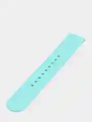 Бирюзовый ремешок силиконовый с кнопкой для Xiaomi / Amazfit Bip / Samsung / Huawei, 20 мм