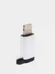 Серый металлик переходник зарядки с microUSB на Lightning