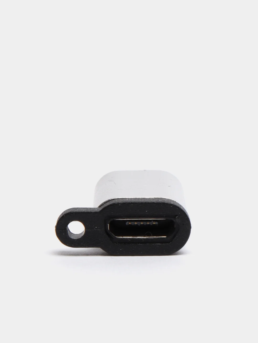 Серый металлик переходник зарядки с microUSB на Lightning