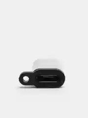Серый металлик переходник зарядки с microUSB на Lightning