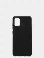 Черный чехол Samsung Galaxy A51 силиконовый матовый