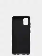 Черный чехол Samsung Galaxy A51 силиконовый матовый