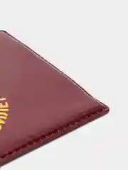 Бордовый обложка для проездного