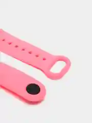 Розовый силиконовый ремешок для фитнес-браслета Xiaomi Mi Band 5 (Ми Бэнд 5)/Mi Band 6 (Ми Бэнд 6)