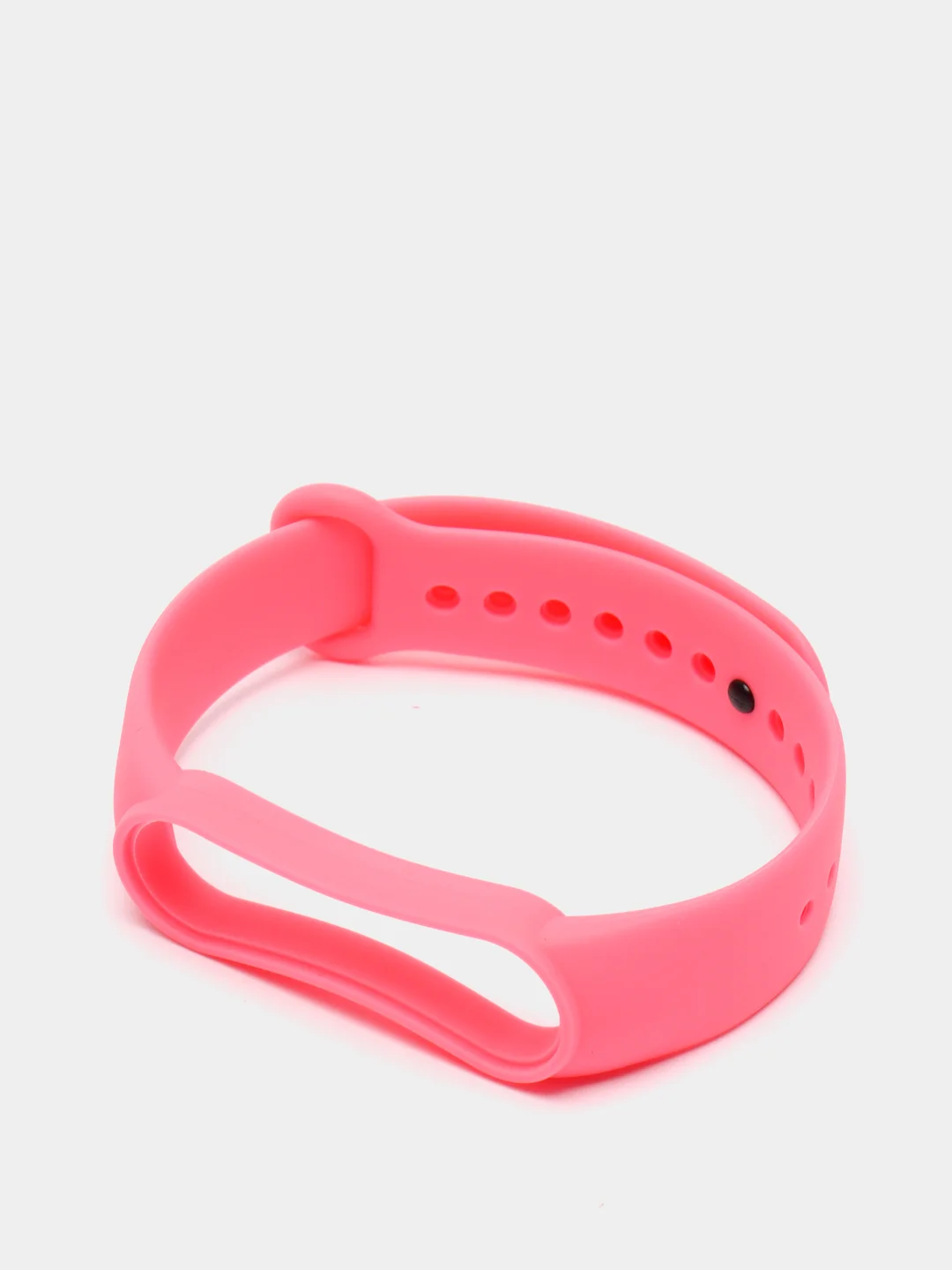 Розовый силиконовый ремешок для фитнес-браслета Xiaomi Mi Band 5 (Ми Бэнд 5)/Mi Band 6 (Ми Бэнд 6)