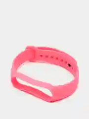 Розовый силиконовый ремешок для фитнес-браслета Xiaomi Mi Band 5 (Ми Бэнд 5)/Mi Band 6 (Ми Бэнд 6)