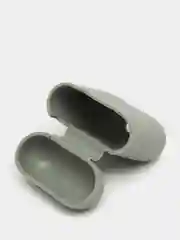 Хаки чехол для наушников Apple Airpods 1 и 2 силиконовый