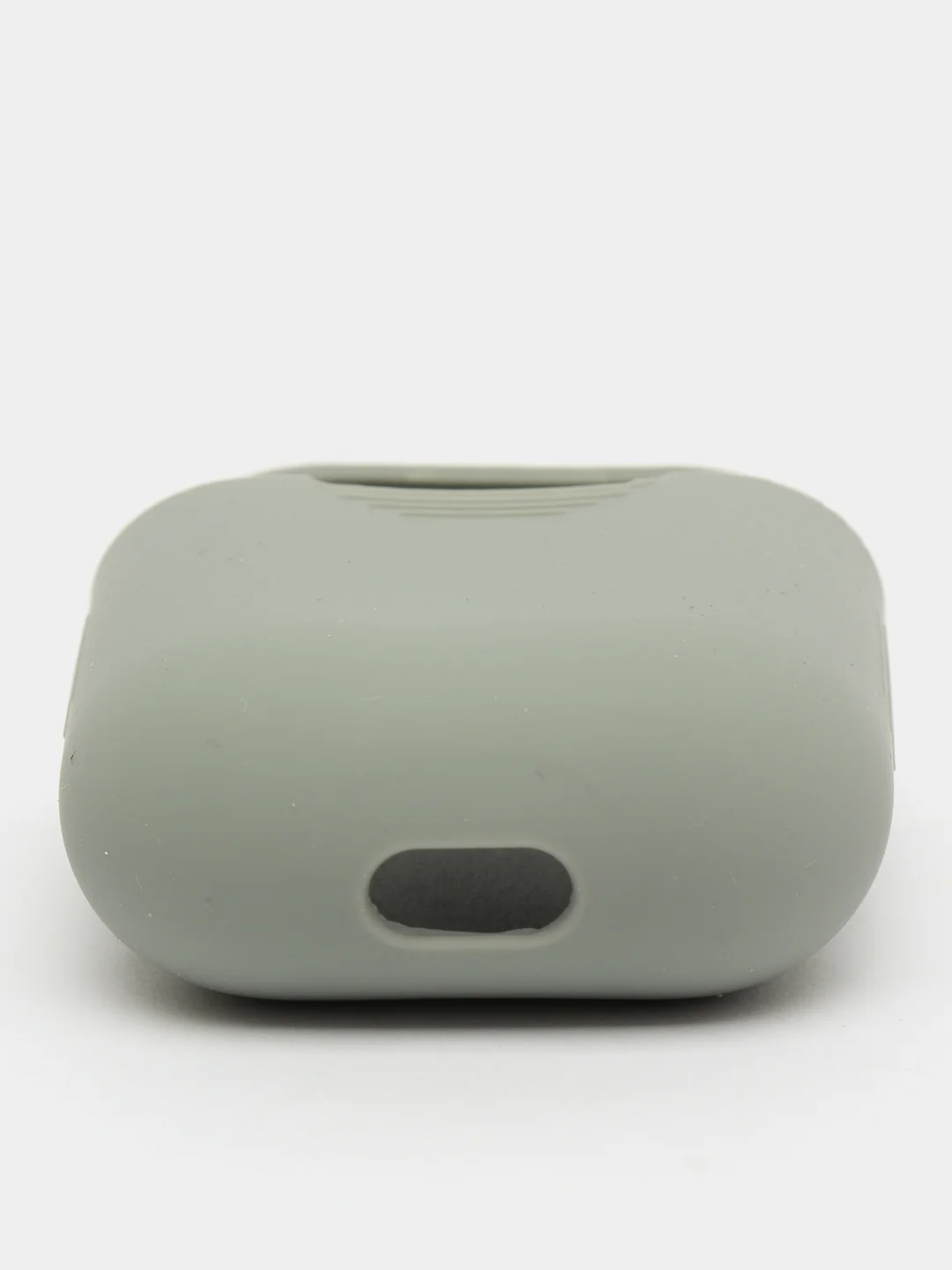 Хаки чехол для наушников Apple Airpods 1 и 2 силиконовый