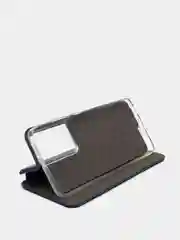 Синий чехол книжка Samsung Galaxy S21 Ultra, Самсунг Галакси С21 Ультра