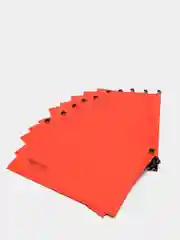 Подвесные папки А4/Foolscap (406х245 мм), до 80 листов, КОМПЛЕКТ 10 шт., красные, картон, BRAUBERG (Италия), 231796