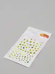 Алый наклейки для дизайна ногтей, 10,5х7,5 см
