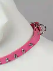Фуксия ошейник с шипами для собак кошек