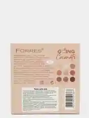 Бежевый тени - глиттер для век 9 оттенков Ever Beauty