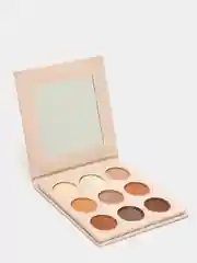 Бежевый тени - глиттер для век 9 оттенков Ever Beauty