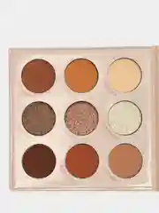 Бежевый тени - глиттер для век 9 оттенков Ever Beauty