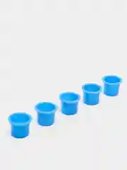Колпачки для тату-краски Blue, в банке