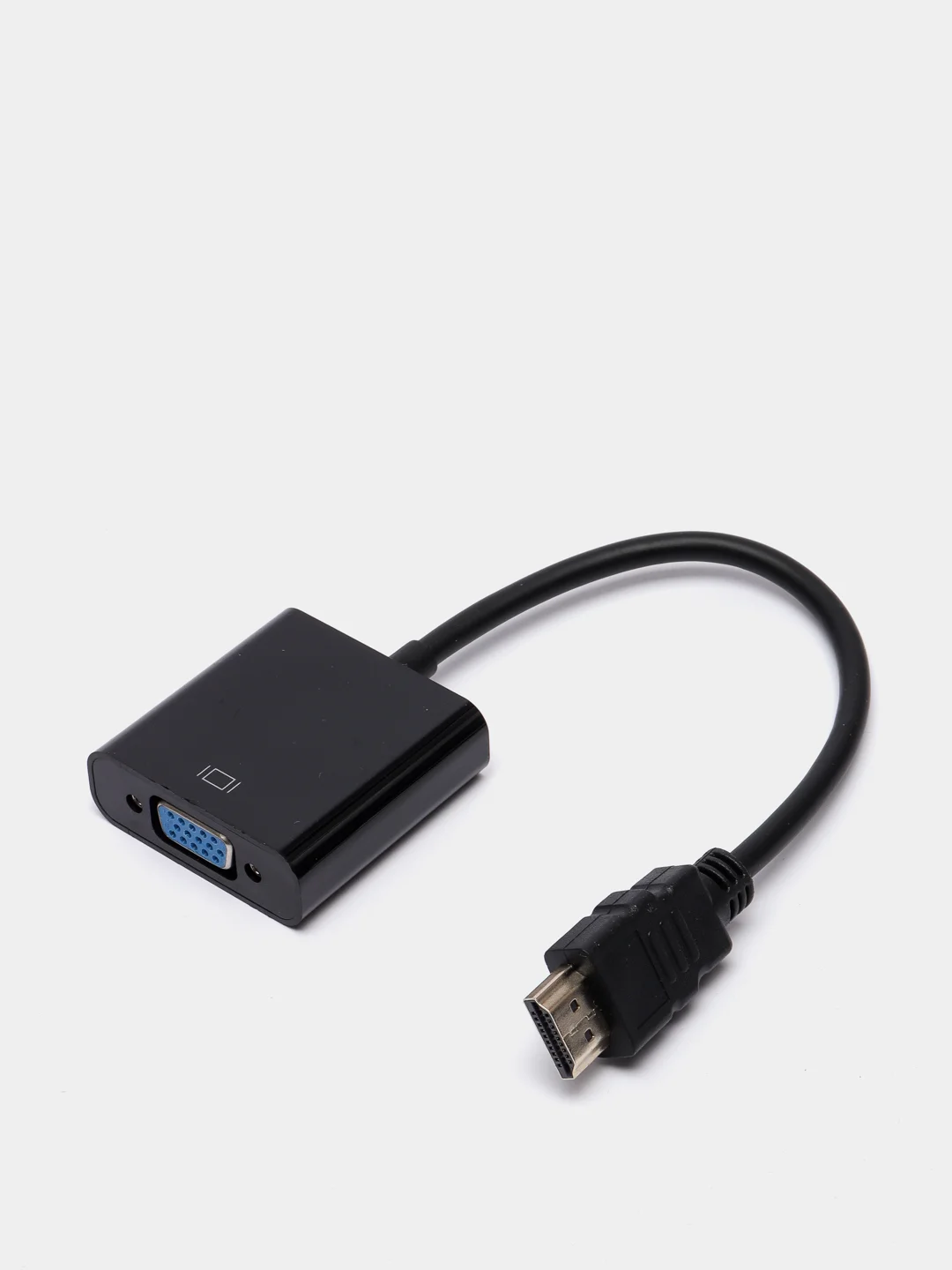Кабель переходник адаптер HDMI-VGA с аудио AUX выходом