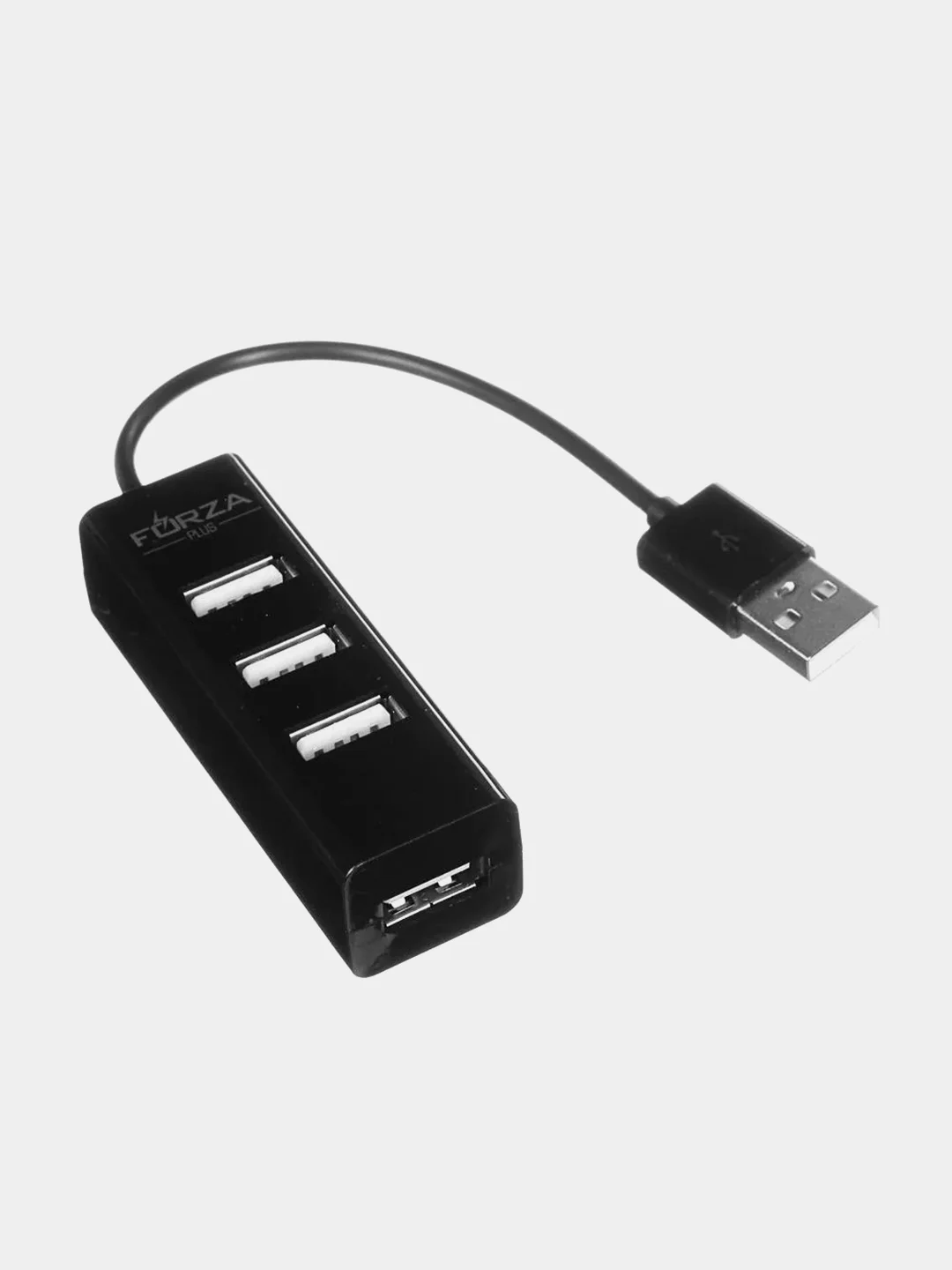 Черный usb-хаб, 4 x USB 2.0