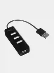 Черный usb-хаб, 4 x USB 2.0