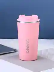 Розовый термокружка Coffee / для кофе и чая / автомобильная / 510 мл