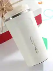 Белый термокружка Coffee / для кофе и чая / автомобильная / 510 мл
