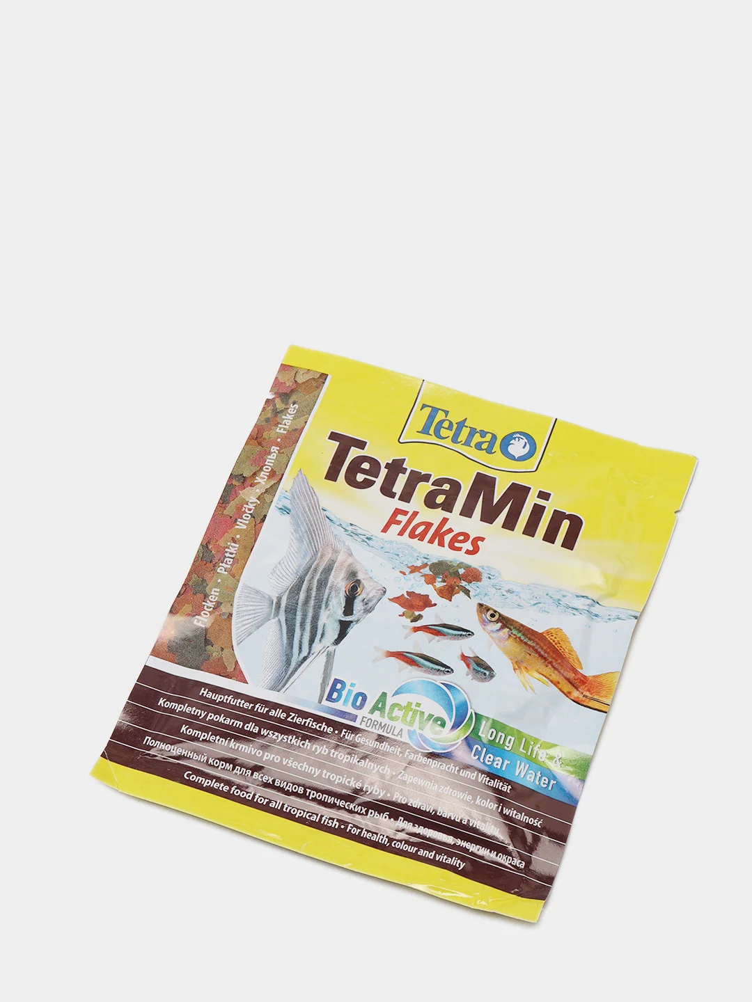 Корм Tetra TetraMin Flakes 12гр.(хлопья) для всех видов аквариумных рыб