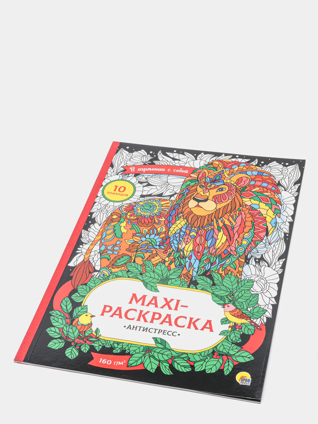 Макси-раскраска антистресс "В гармонии с собой", Проф-Пресс