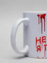 Белый кружка CoolPodarok "Не брать, я псих"