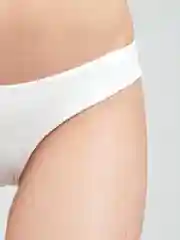 Белый женские трусы Ava Secret, кружевные