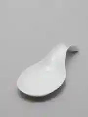 Белый подставка под ложку