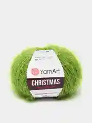 Лесной зеленый пряжа YarnArt "Christmas", Полиамид, 50 г, 142 м