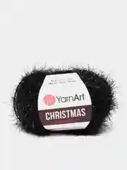 Черный пряжа YarnArt "Christmas", Полиамид, 50 г, 142 м