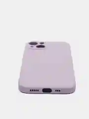 Лавандовый чехол iPhone 13 Pro Max, силиконовый на айфон про макс