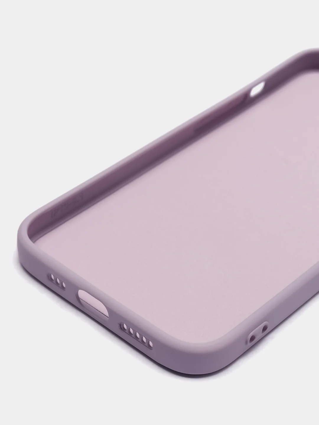 Лавандовый чехол iPhone 13 Pro Max, силиконовый на айфон про макс