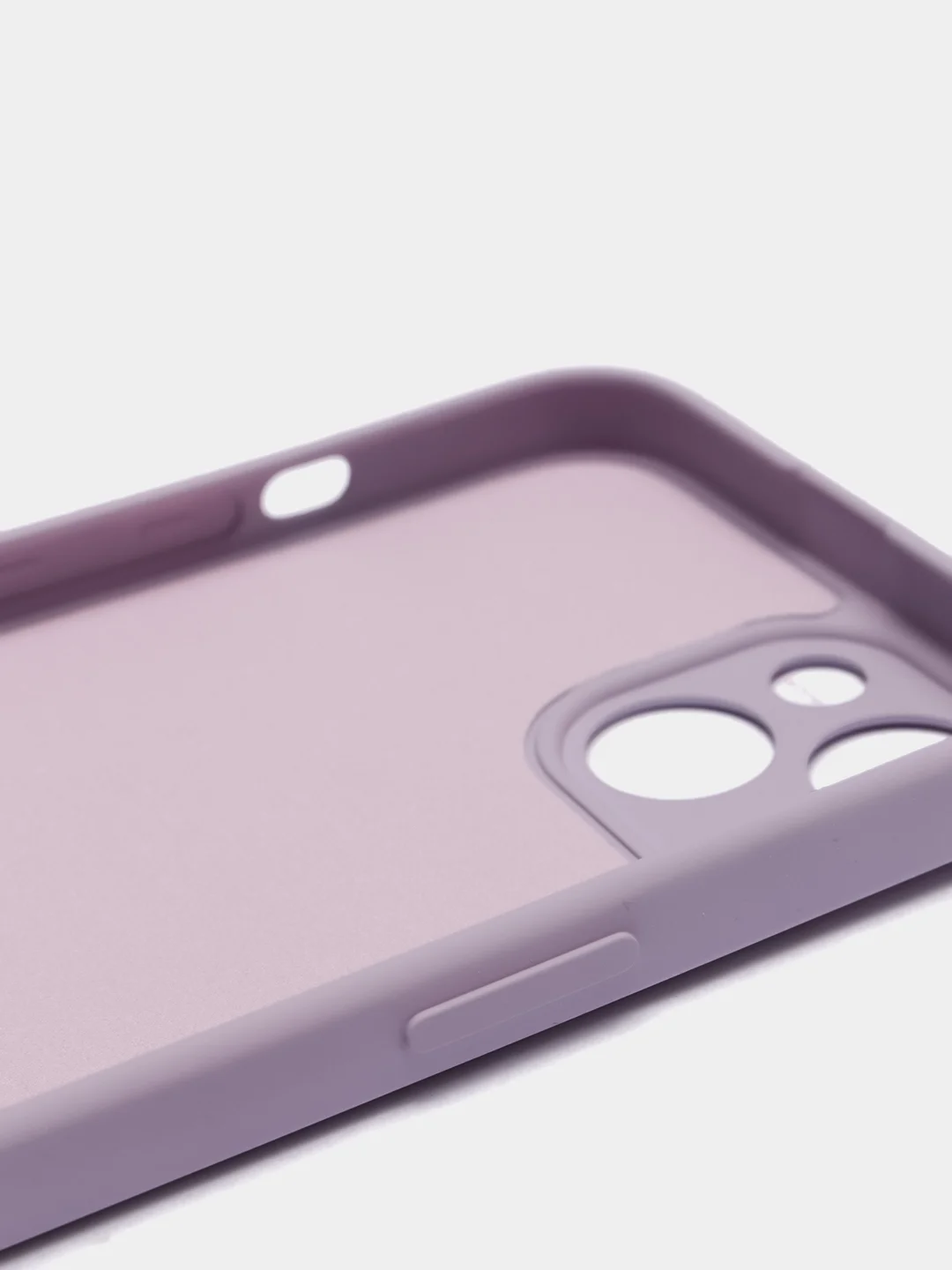 Лавандовый чехол iPhone 13 Pro Max, силиконовый на айфон про макс