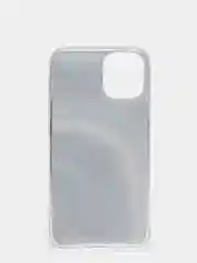 Синий чехол iPhone 12 / 12 Pro (6.1), 12 mini (5.4) силиконовый с мраморным рисунком