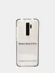 Зеленый чехол для Samsung A41, силиконовый, прозрачный, с цветной вставкой