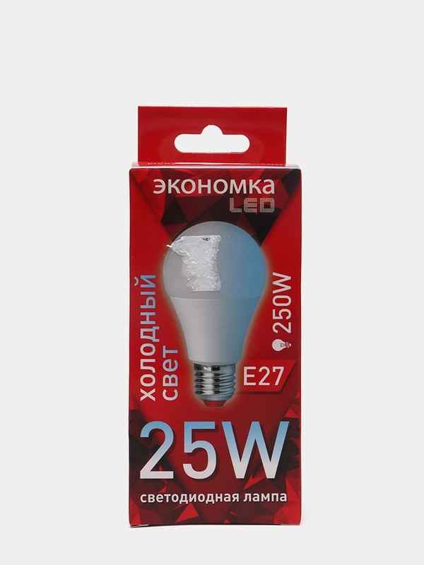 Лампа светодиодная "ЭКОНОМКА", E27, 25 Вт, 6500К
