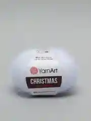 Белый пряжа YarnArt "Christmas", Полиамид, 50 г, 142 м