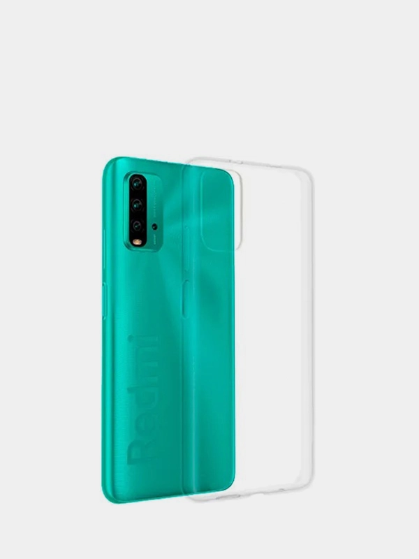 Силиконовый чехол для Xiaomi Redmi 9T, прозрачный