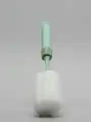 Зеленый ершик кухонный для посуды, выдвижной