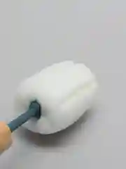 Синий ершик кухонный для посуды, выдвижной