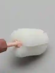 Розовый ершик кухонный для посуды, выдвижной