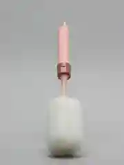 Розовый ершик кухонный для посуды, выдвижной