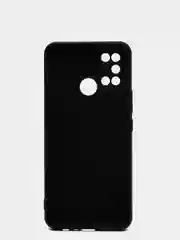 Красный чехол для Realme C17 силиконовый с soft touch покрытием