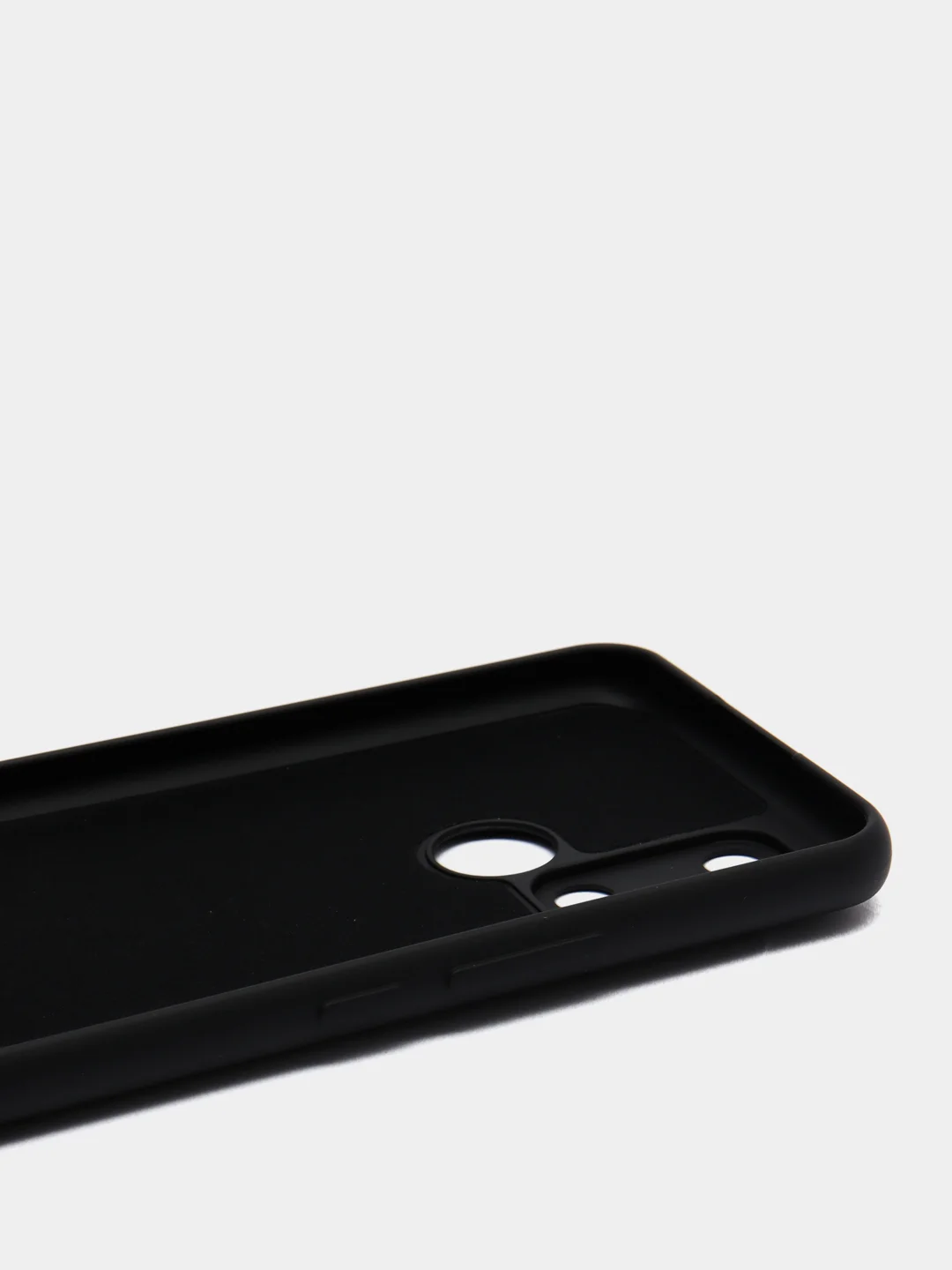 Красный чехол для Realme C17 силиконовый с soft touch покрытием