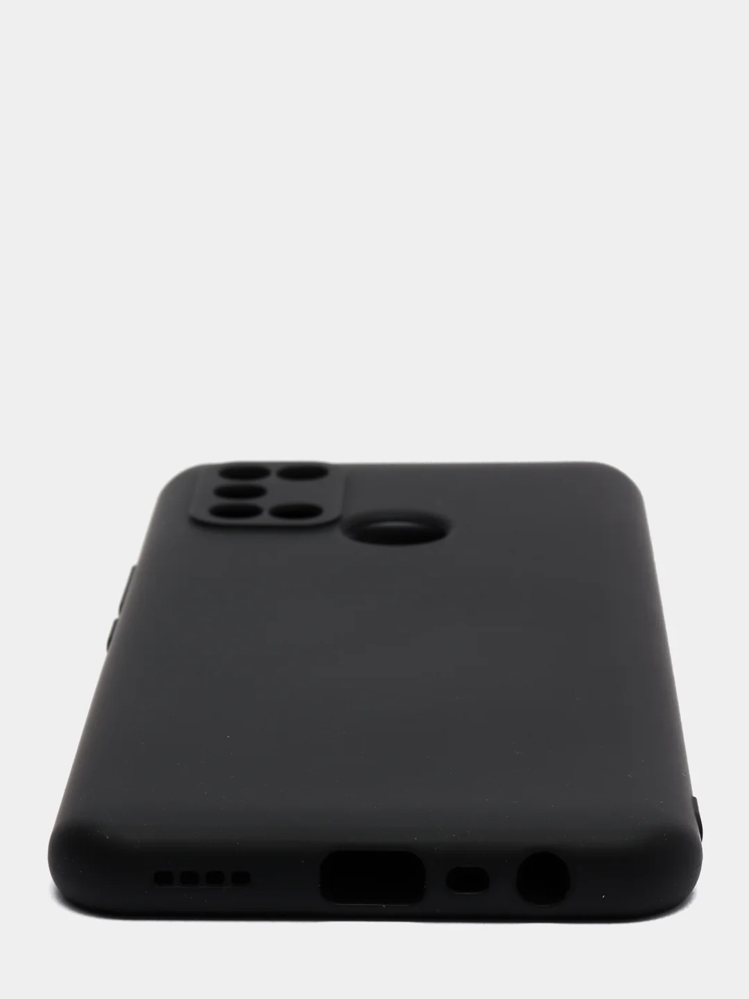 Красный чехол для Realme C17 силиконовый с soft touch покрытием